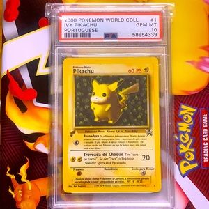 IVY PIKACHU 2000 Pokemon PORTUGUESE